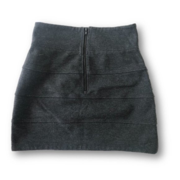 TALULA Mini Skirt - Size 6, Dark Grey - Picture 3 of 4